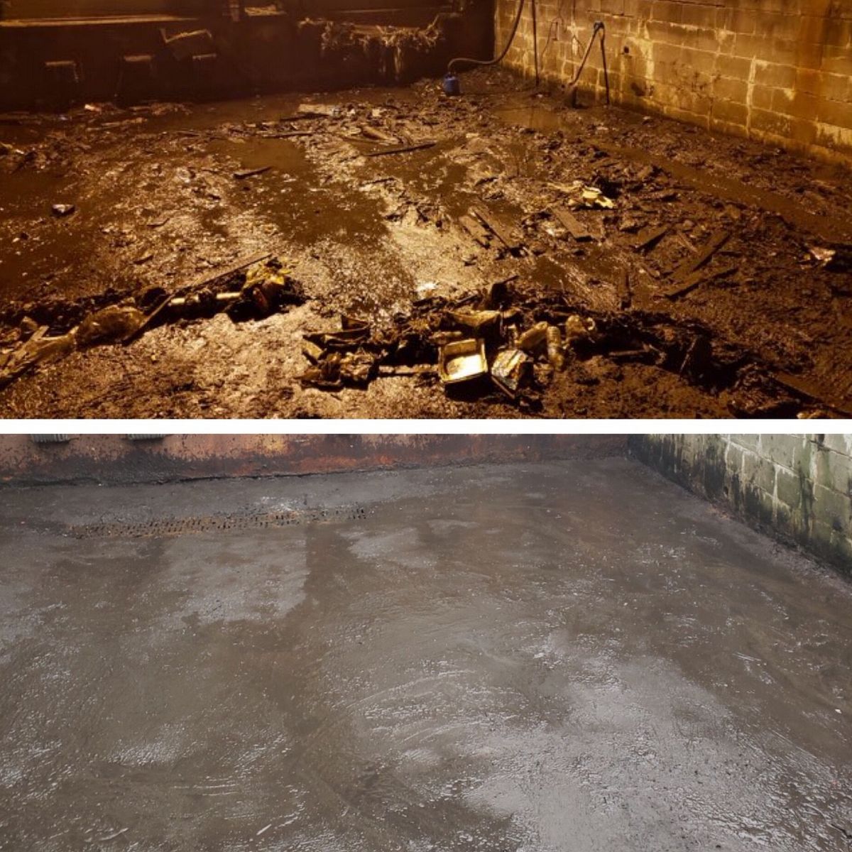 Emergency Cleanup — Loading Dock Trailer Pit Restoration